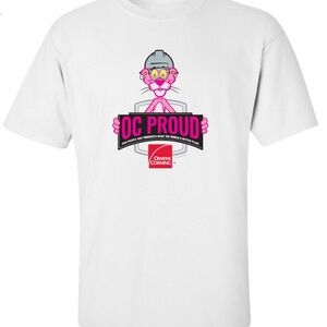 NEW Owens Corning Proud Plant Pink Panther T-Shirt Size Large